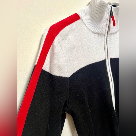 VTG Ralph Lauren Sport Turtleneck Ribbed Quarterzip size Small - Picture 5 of 7